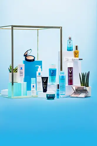 fotografia reklamowe produktów kosmetycznych marki VICHY